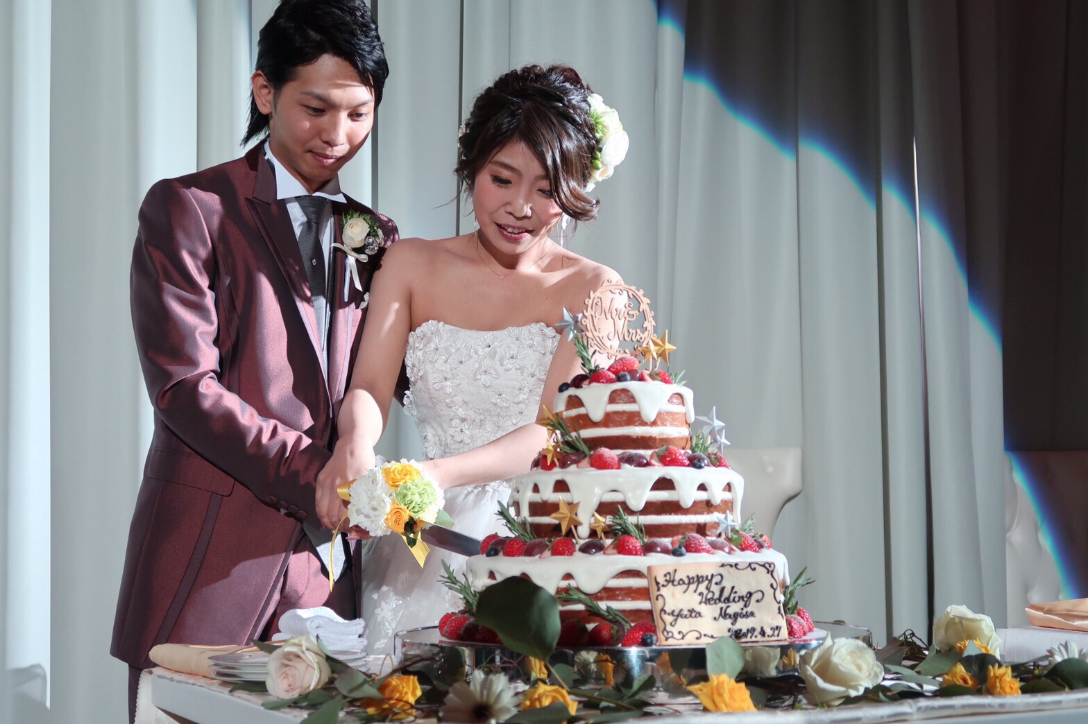 新郎新婦様のコメント